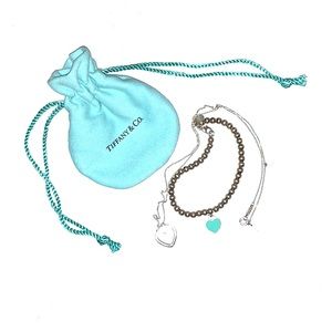 Auth. Tiffany bracket and necklace